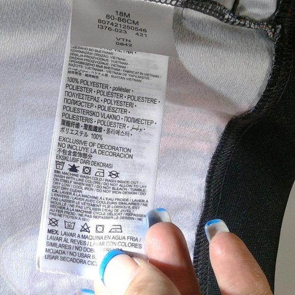 NIKE TRACK SUIT- NWT- NIKE LOGO PRINT-UNISEX- 2 PIECE SIZE 18MONTH - Picture 7 of 8